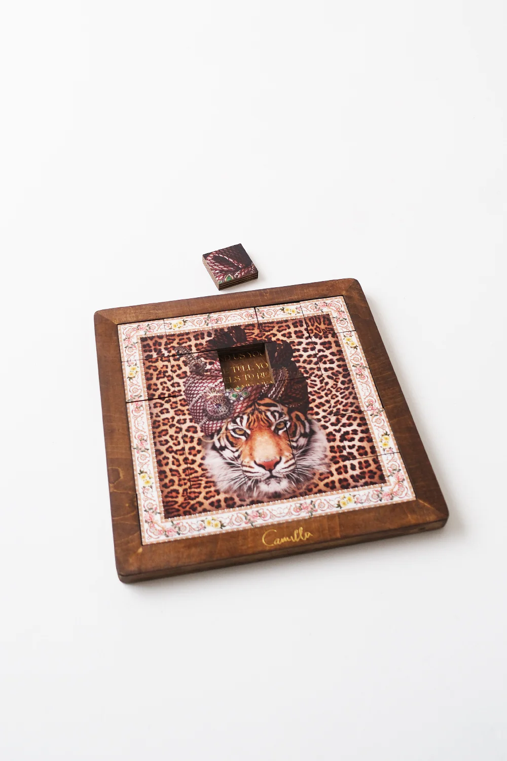 WOODEN DOUBLE SIDED PUZZLE VIP HOLIDAY GIFT HOUSE OF THE SUN VIP HOLIDAY GIFT - Image 4