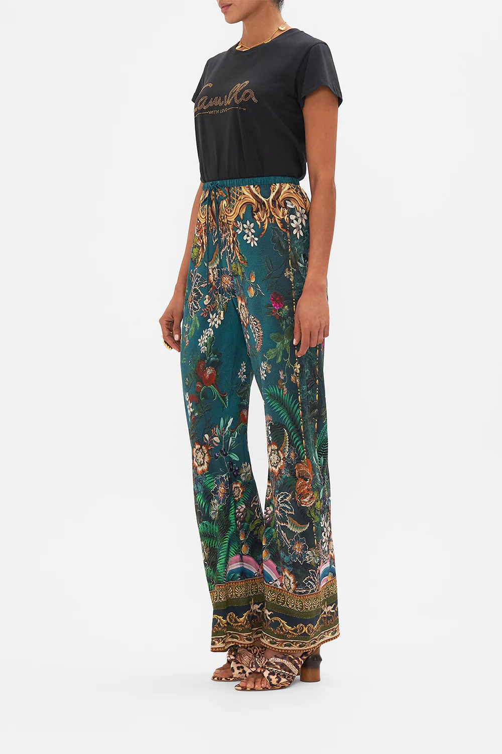 BIAS CUT DRAWSTRING PANT VERDIS WORLD - Image 4