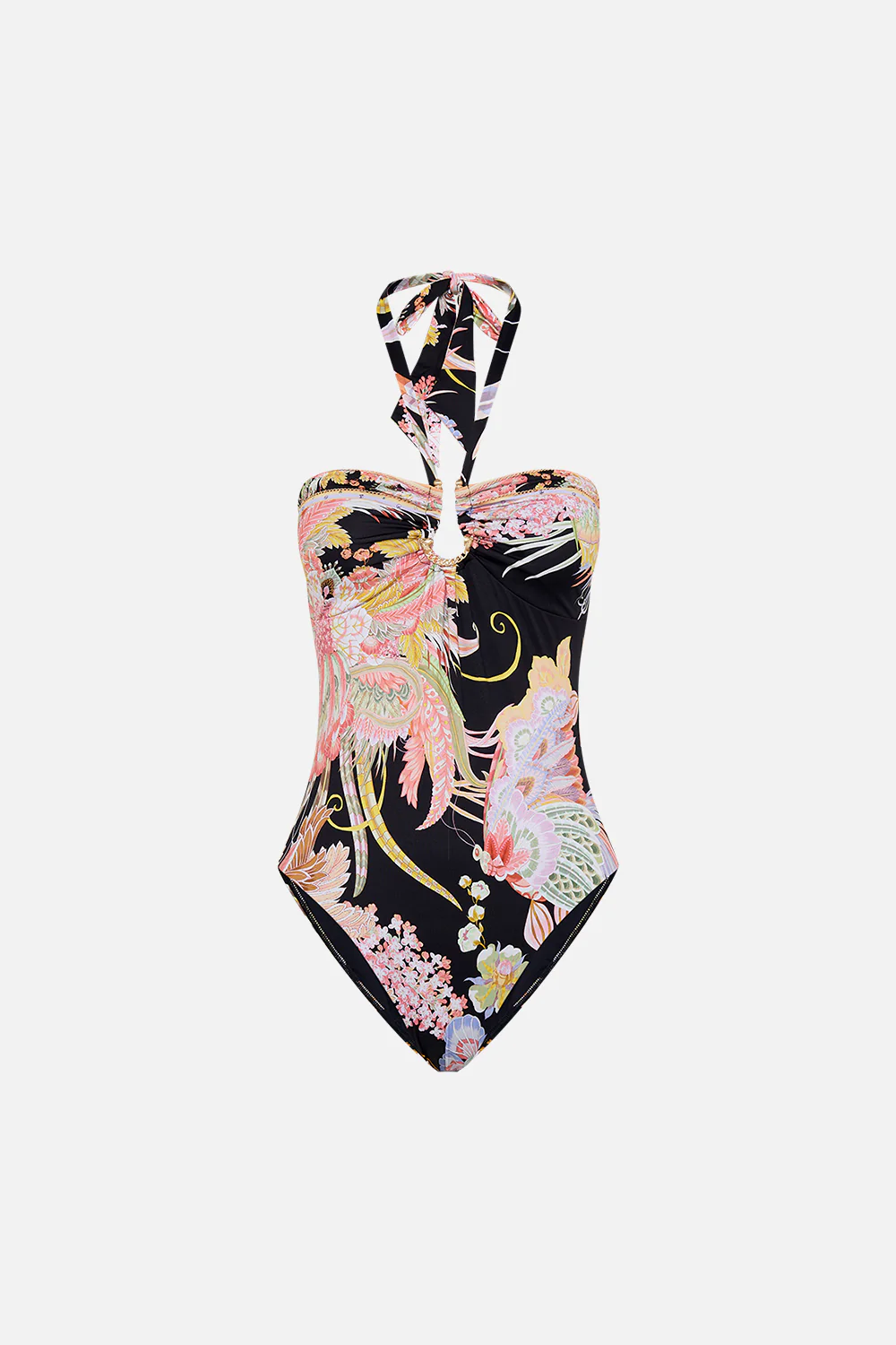 BANDEAU ONE PIECE WITH RING TRIM LADY OF THE MOON - Image 3