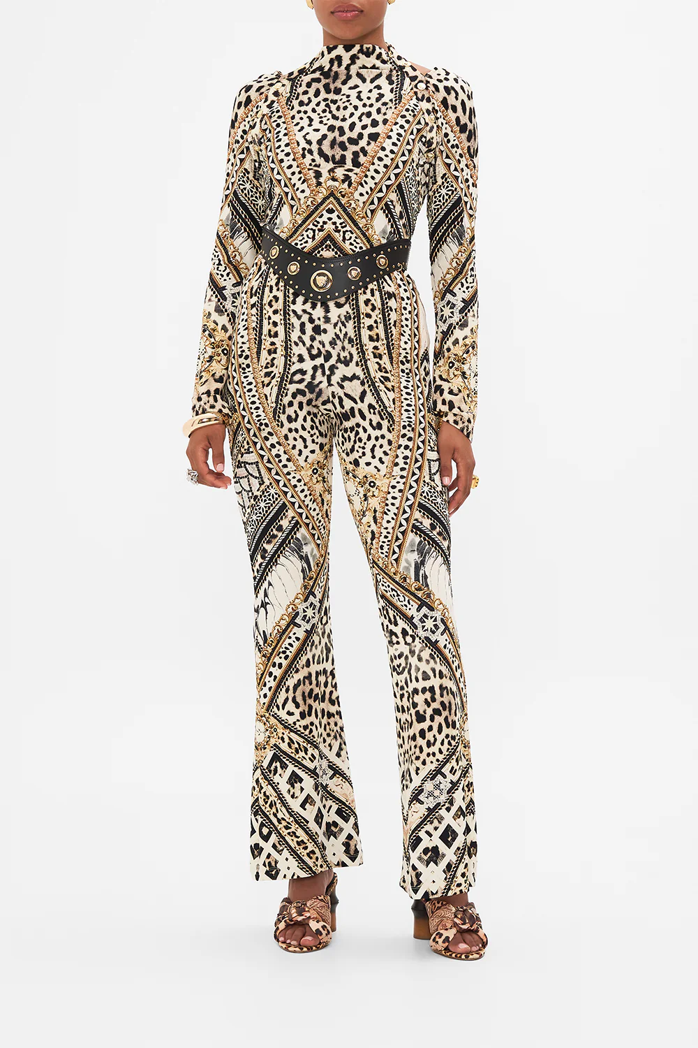 CUT OUT SHOULDER KNIT TOP MOSAIC MUSE - Image 7