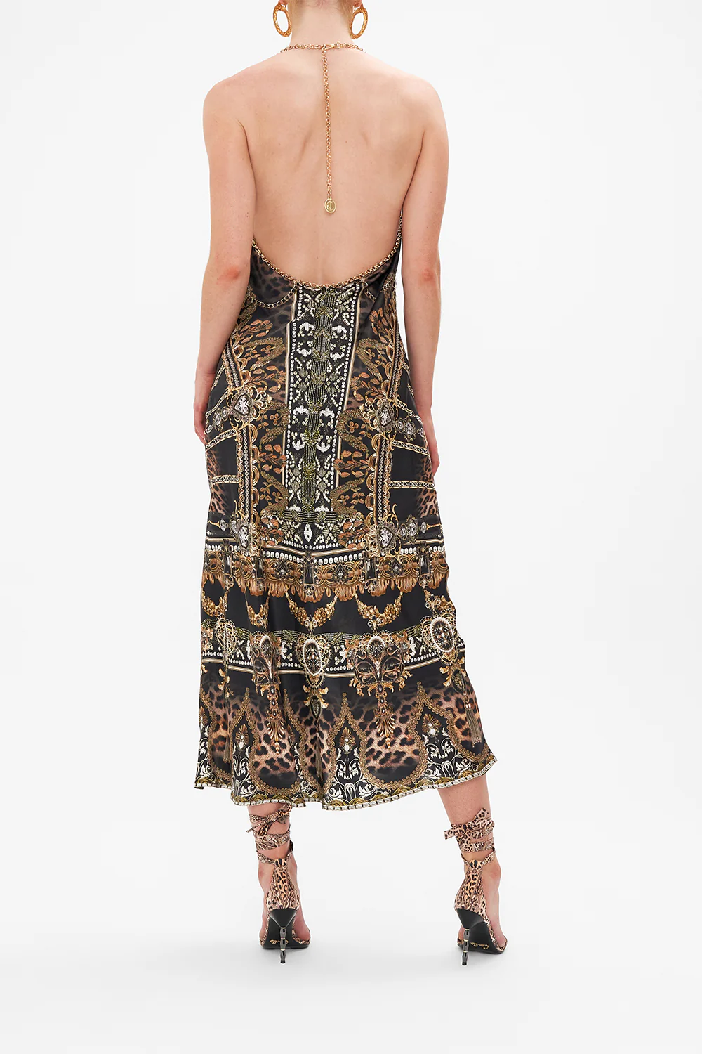 BIAS HALTER DRESS MASKED AT MOONLIGHT - Image 2