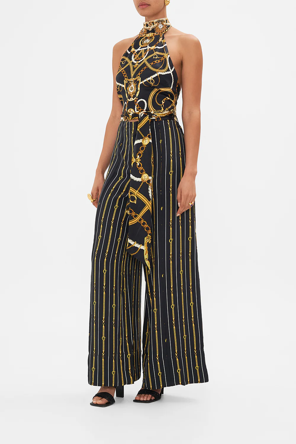 SCARF BELT WIDE LEG PANT COAST TO COAST - Image 4