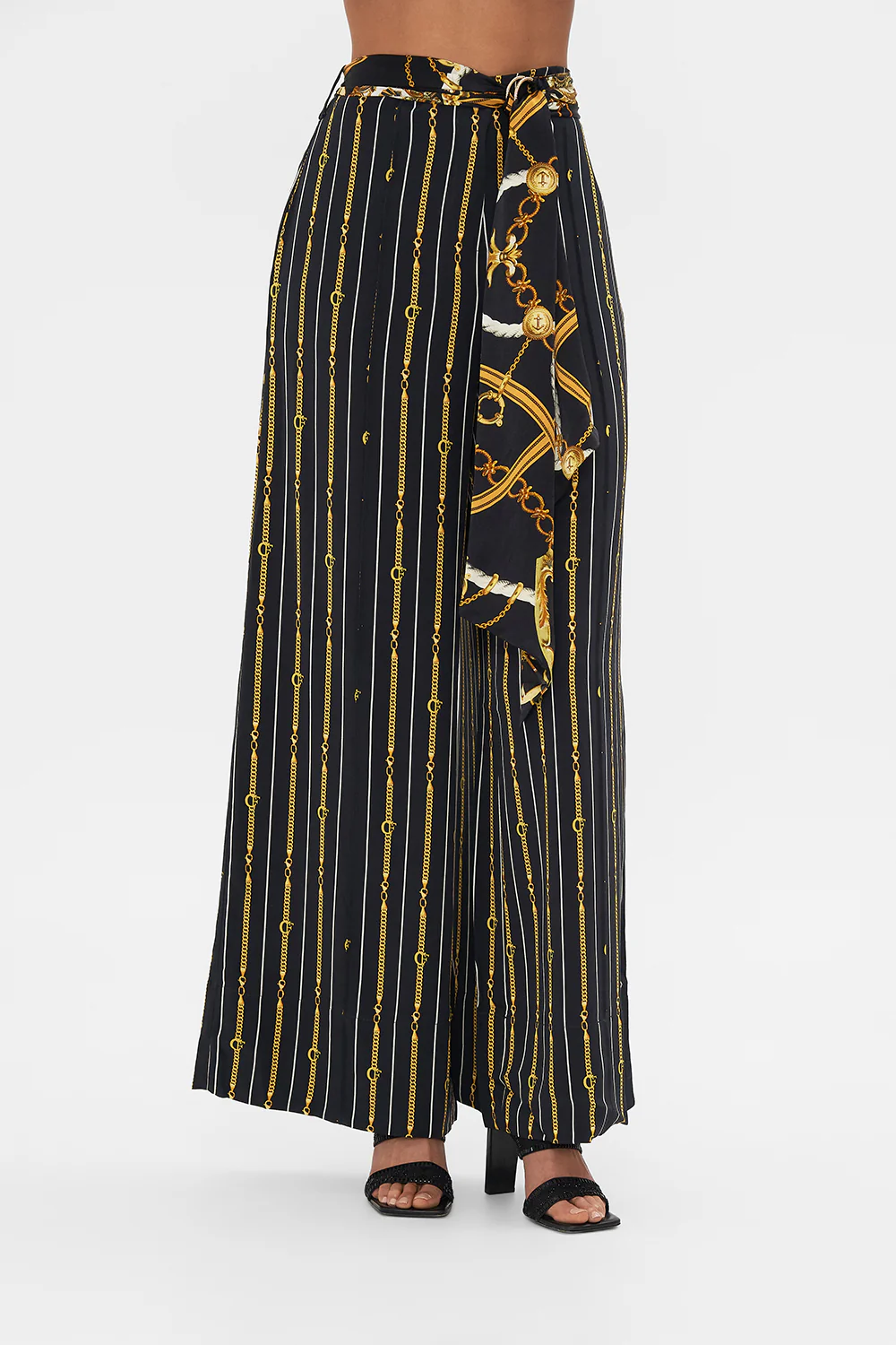 SCARF BELT WIDE LEG PANT COAST TO COAST - Image 5