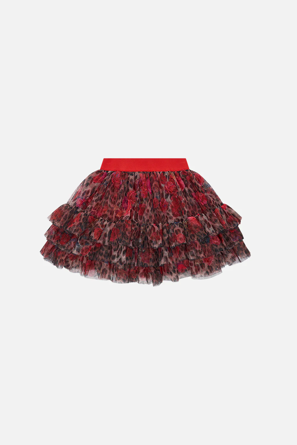 KIDS TUTU FRILL SKIRT 4-10 HEART LIKE A WILDFLOWER