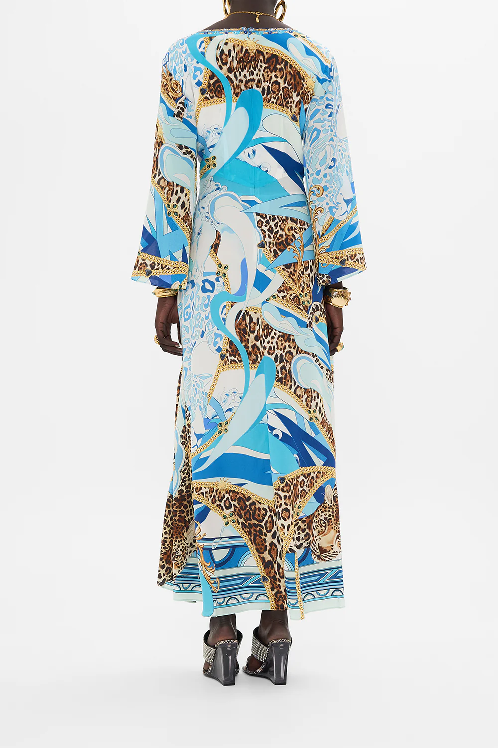 HARDWARE BIAS DRESS SKY CHEETAH - Image 2