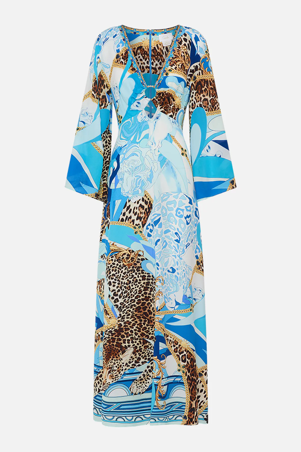 HARDWARE BIAS DRESS SKY CHEETAH - Image 3