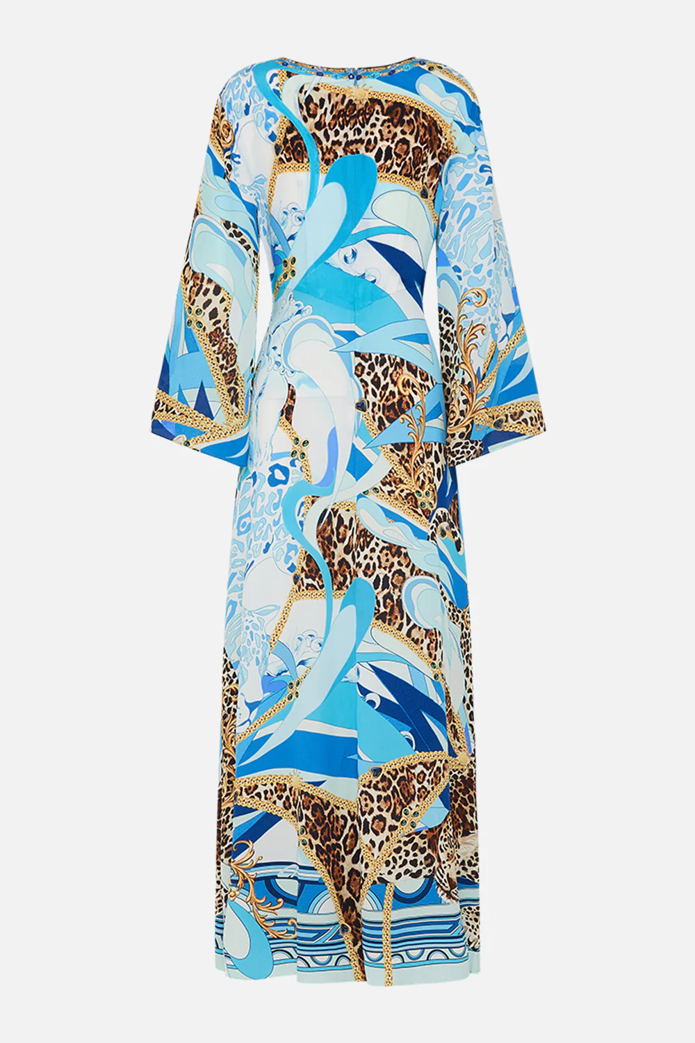 HARDWARE BIAS DRESS SKY CHEETAH - Image 7