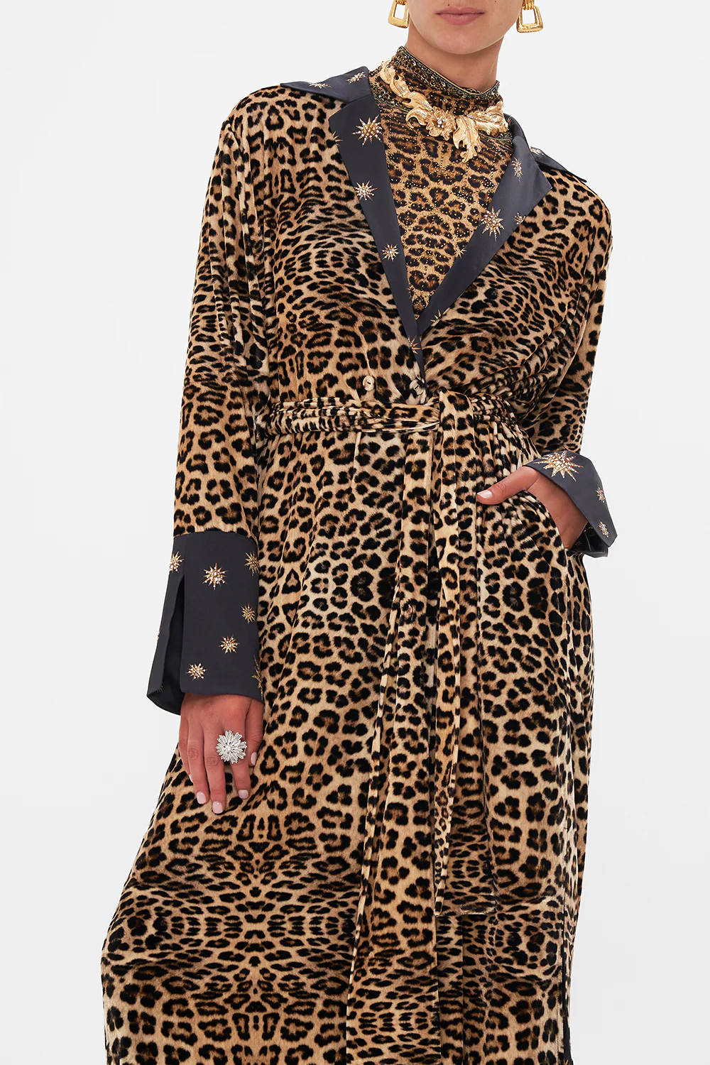 SPLIT CUFF SOFT VELVET COAT SOUL OF A STAR GAZER - Image 6