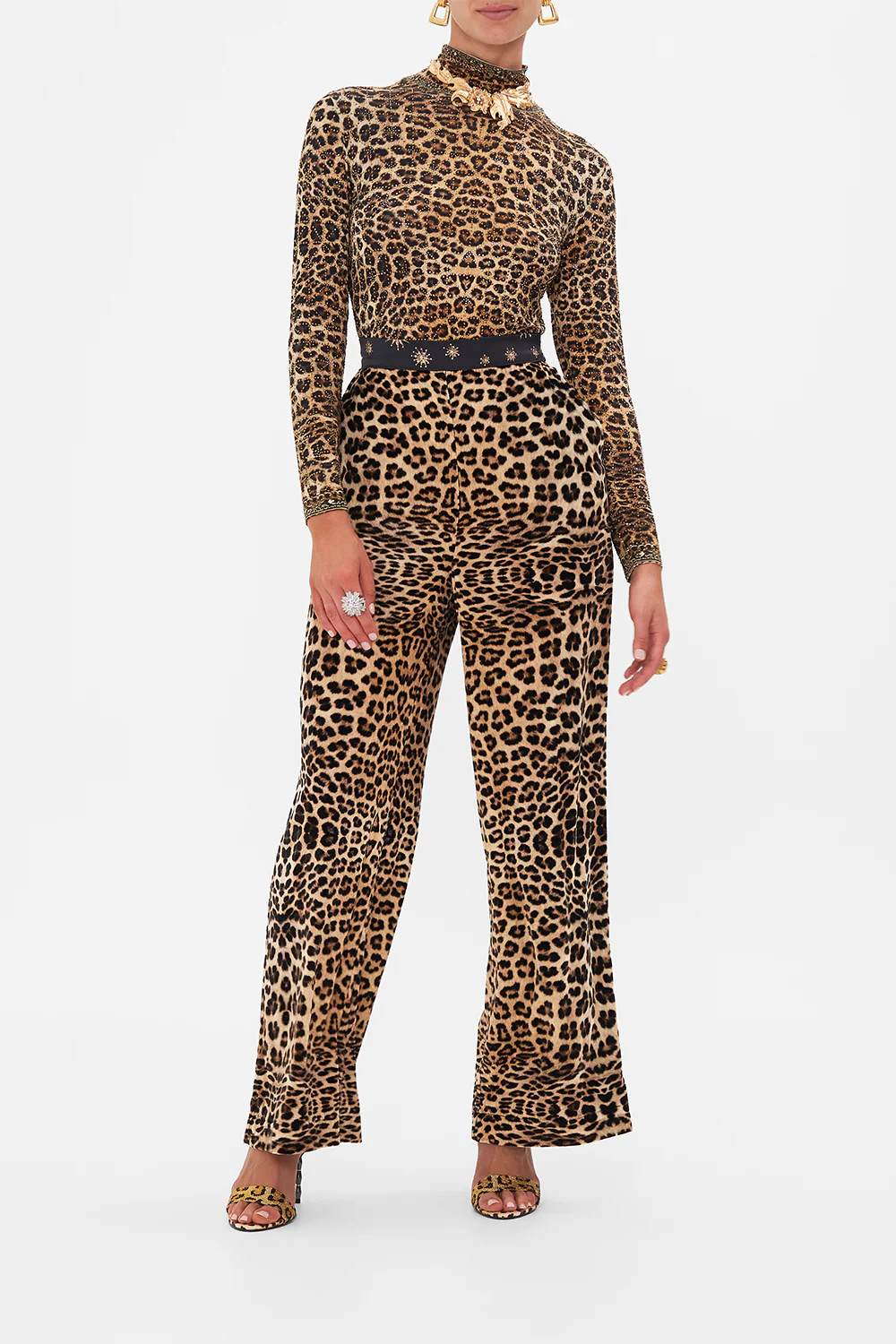 VELVET STRAIGHT LEG RELAXED TROUSER SOUL OF A STAR GAZER