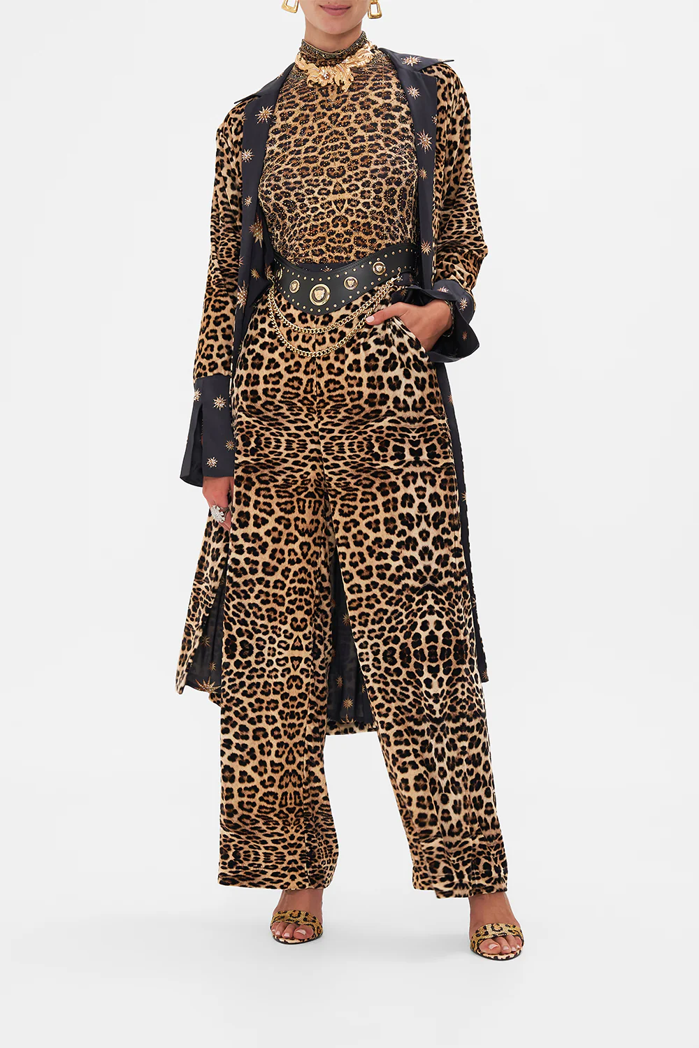 VELVET STRAIGHT LEG RELAXED TROUSER SOUL OF A STAR GAZER - Image 5