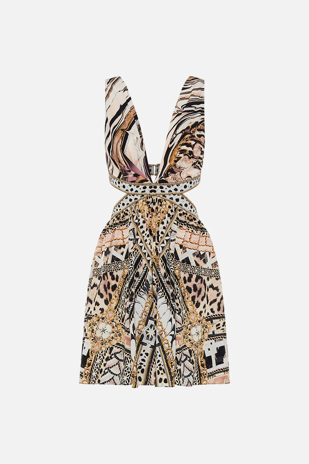 CUT OUT SHORT DRESS MOSAIC MUSE - Image 3