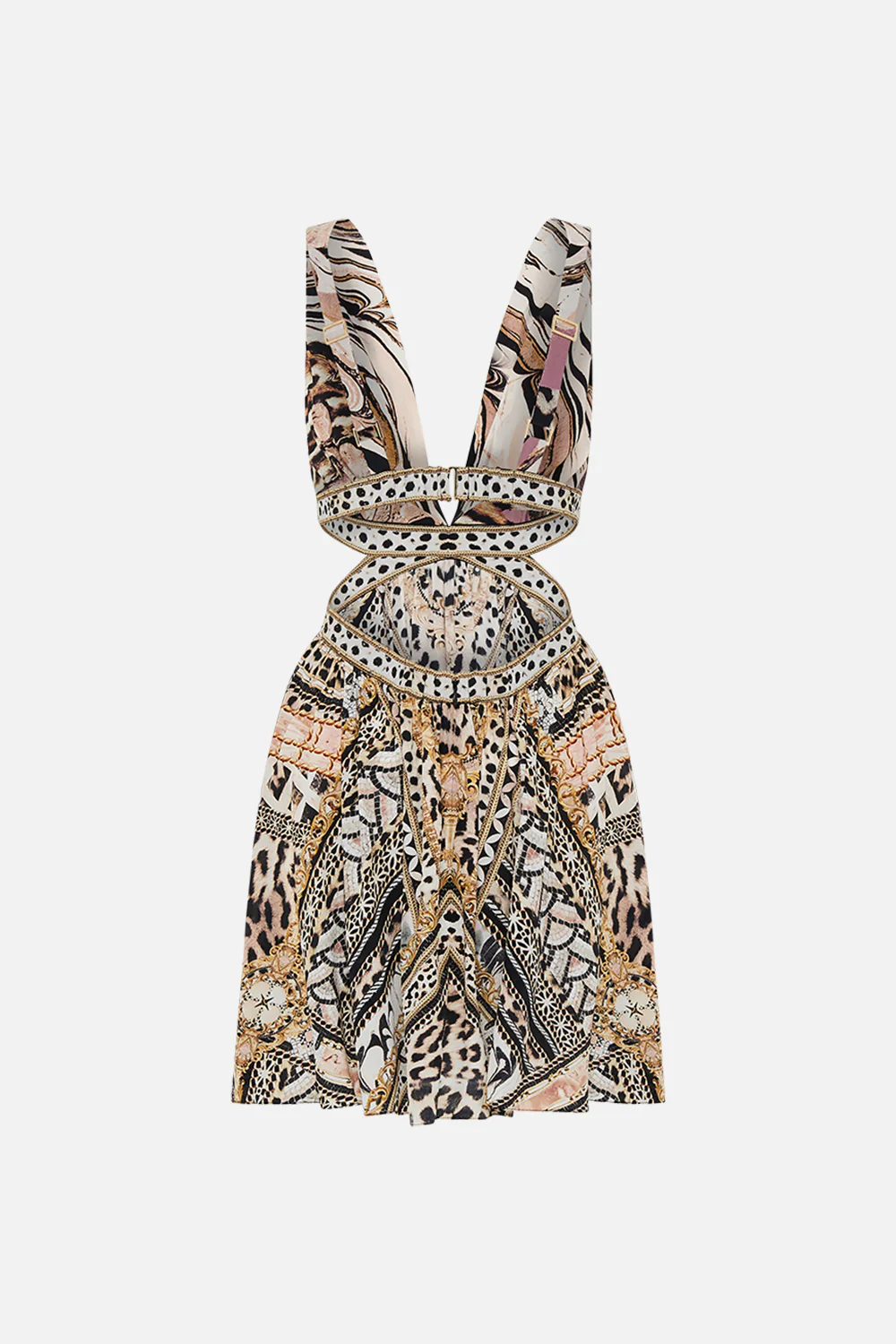 CUT OUT SHORT DRESS MOSAIC MUSE - Image 7