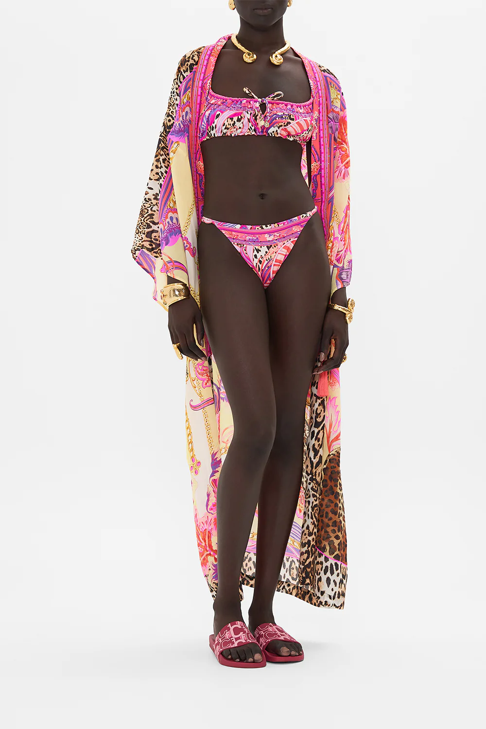 SQUARE NECK GATHERED CROP TOP VIOLA VINTAGE - Image 6