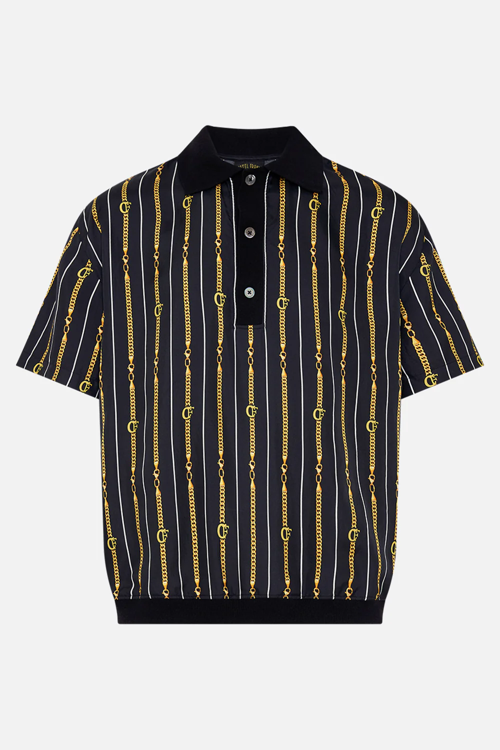 WOVEN SHORT SLEEVE POLO SHIRT COAST TO COAST - Image 3