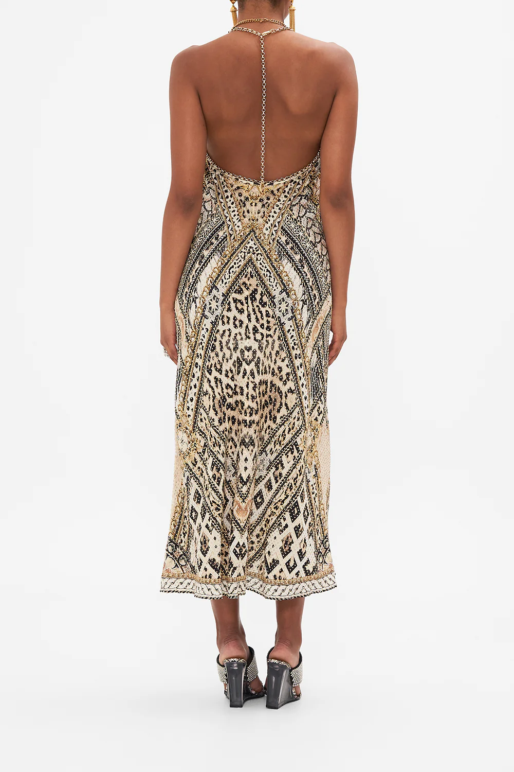 BIAS HALTER DRESS MOSAIC MUSE - Image 2