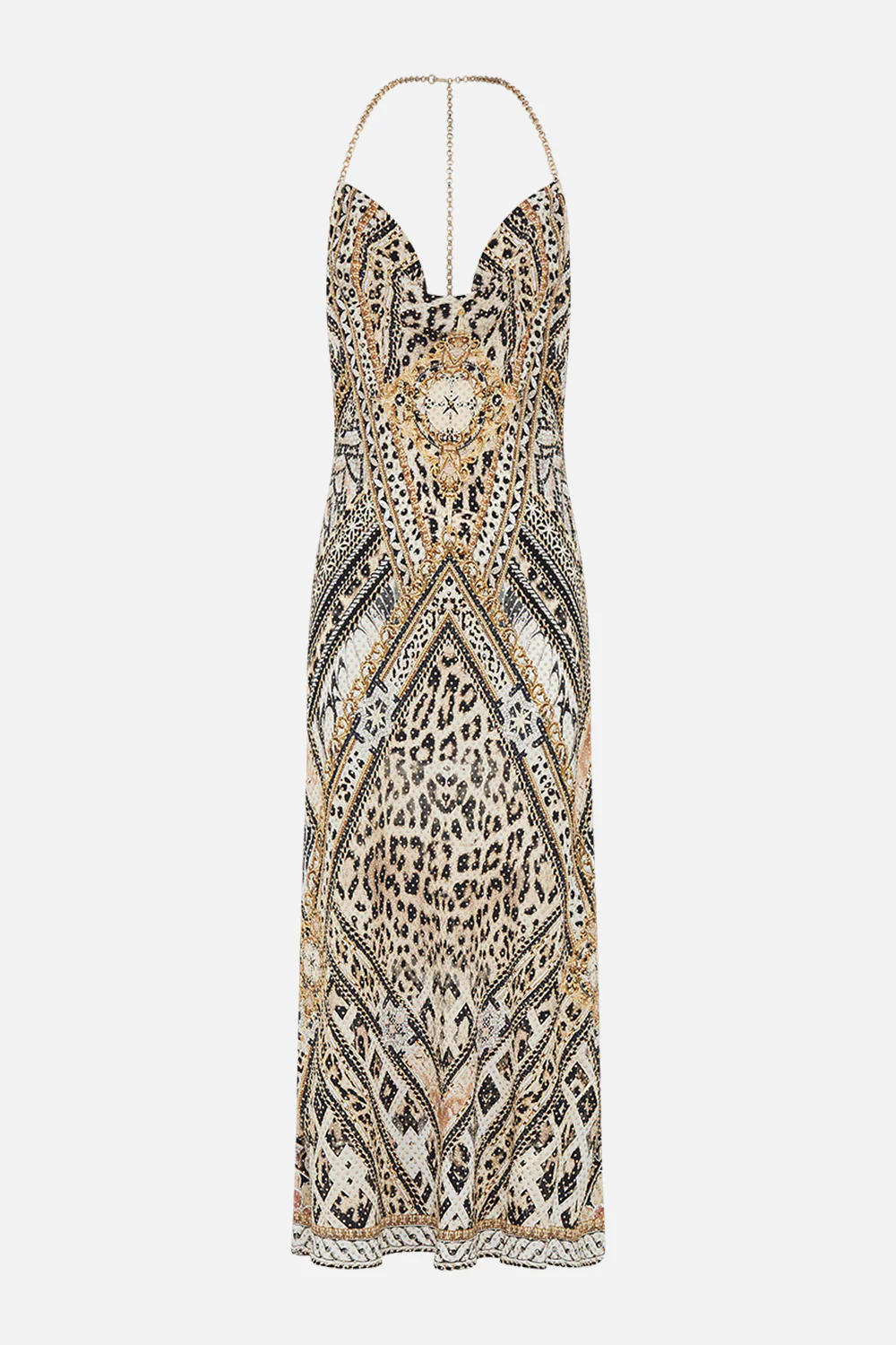 BIAS HALTER DRESS MOSAIC MUSE - Image 3