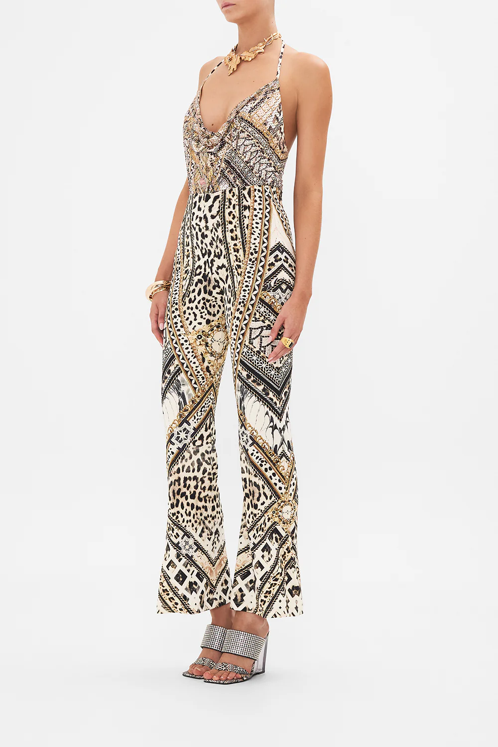 COWL NECK BODYSUIT MOSAIC MUSE - Image 4