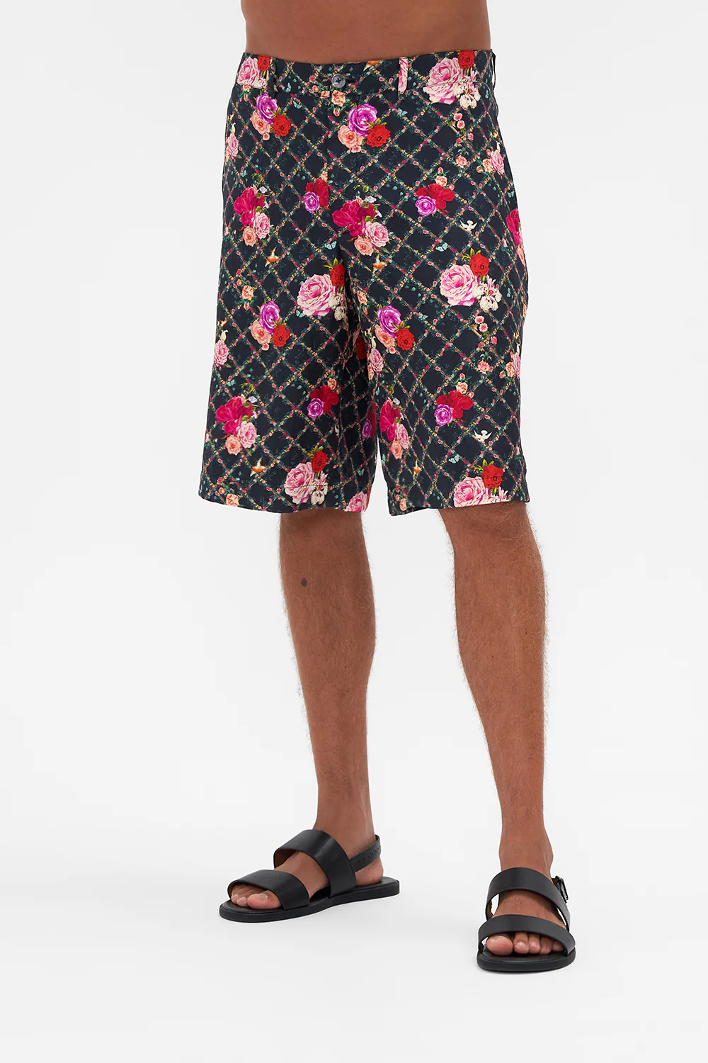 FIXED WAIST MID LENGTH WALK SHORT RESERVATION FOR LOVE - Image 5