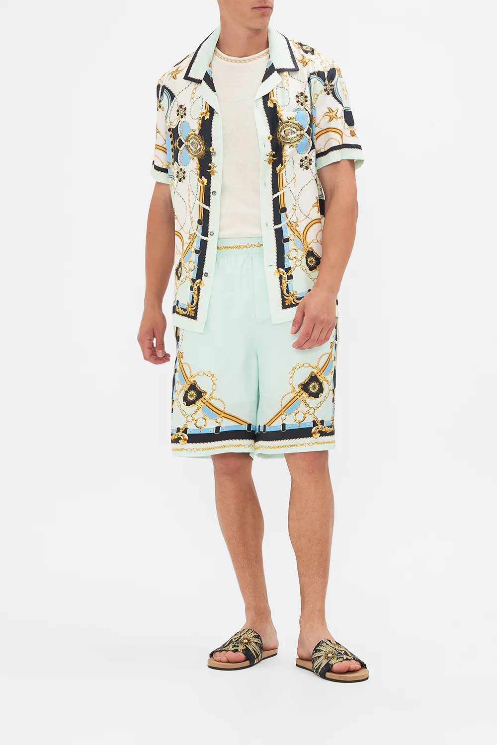 BAGGY MID LENGTH WALK SHORT SEA CHARM - Image 7