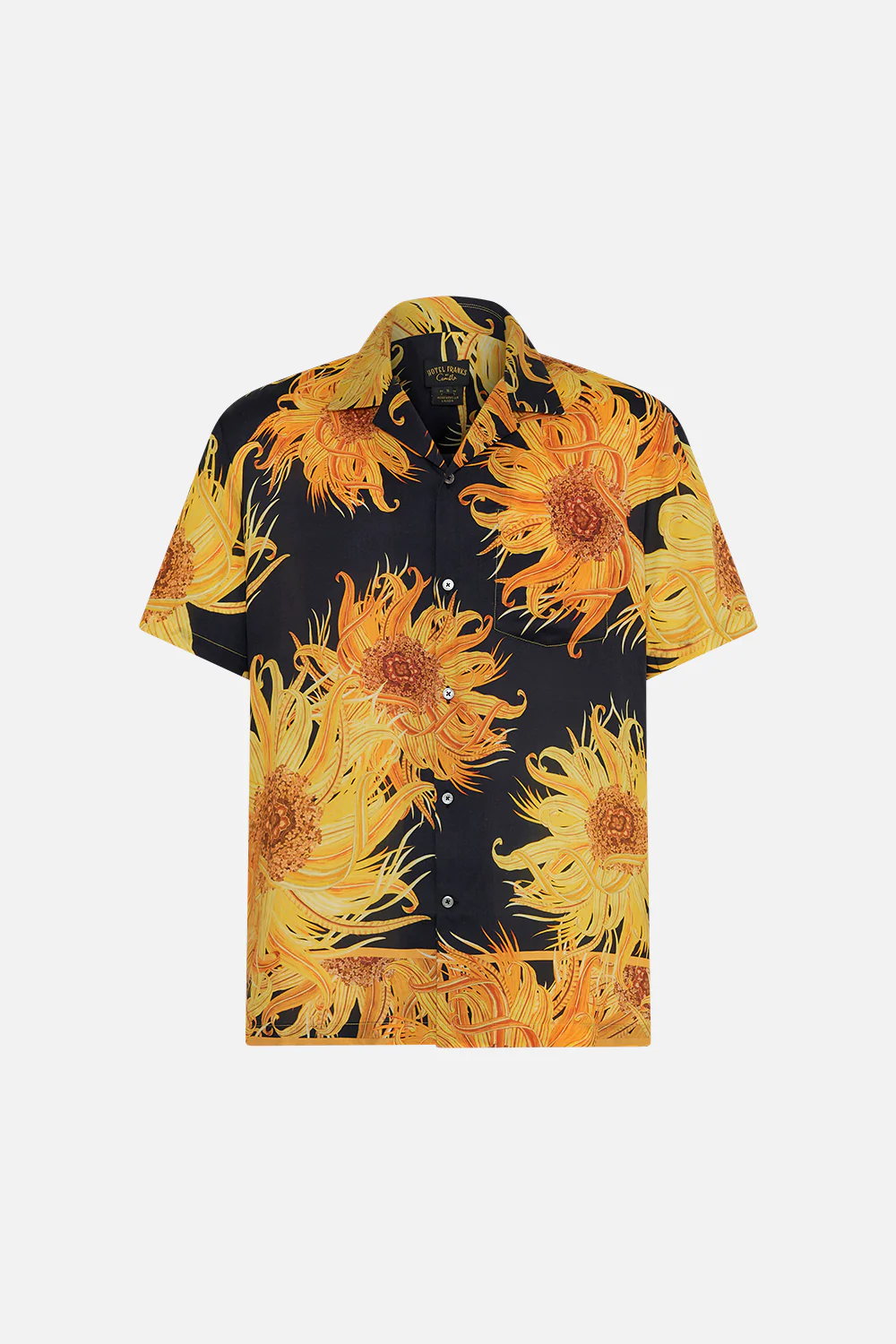 SHORT SLEEVE CAMP COLLARED SHIRT MAKE ME YOUR MASTERPIECE - Image 3