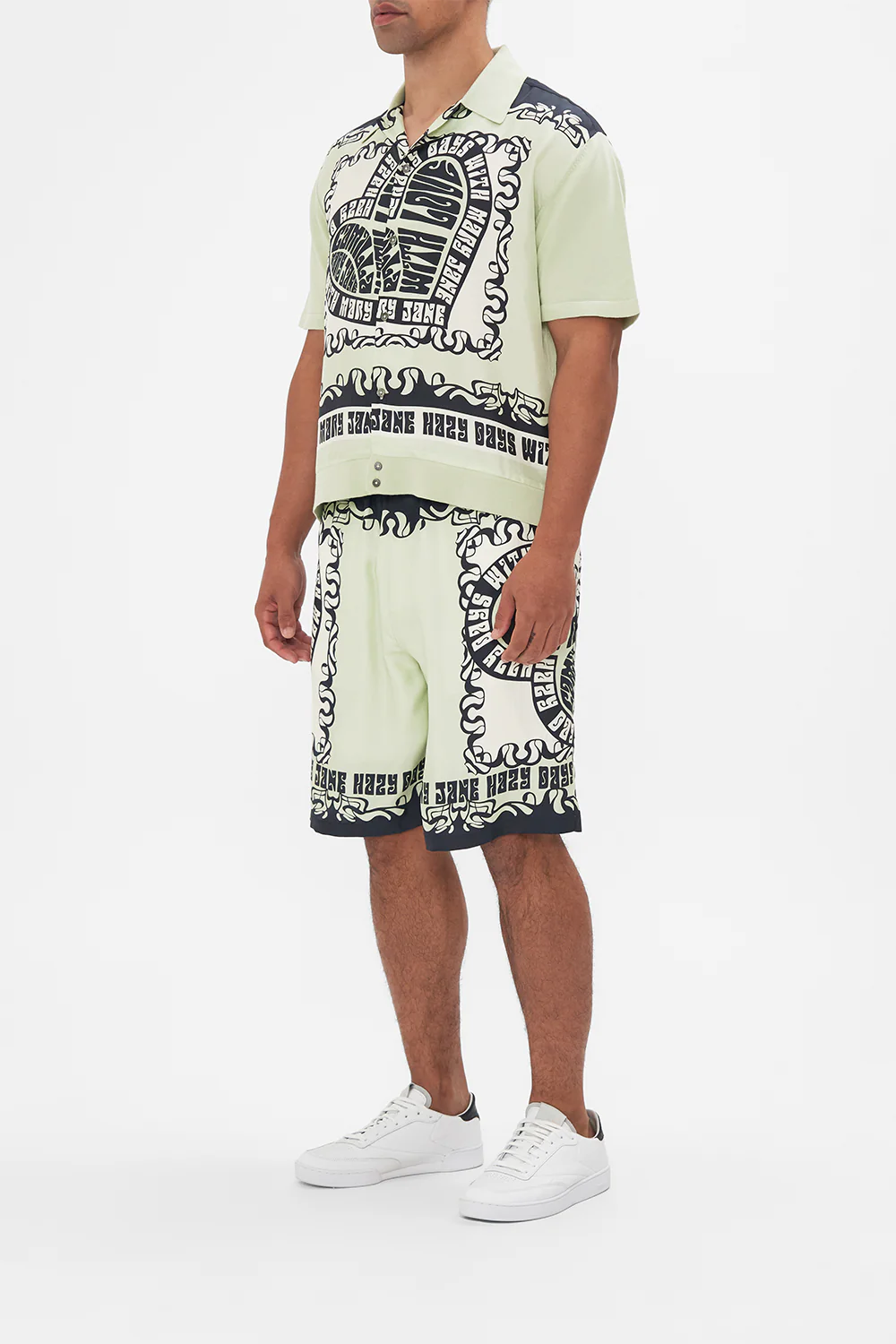 MEN'S KNIT SLEEVE SILK SHIRT DOUBLE DUTCH - Image 4