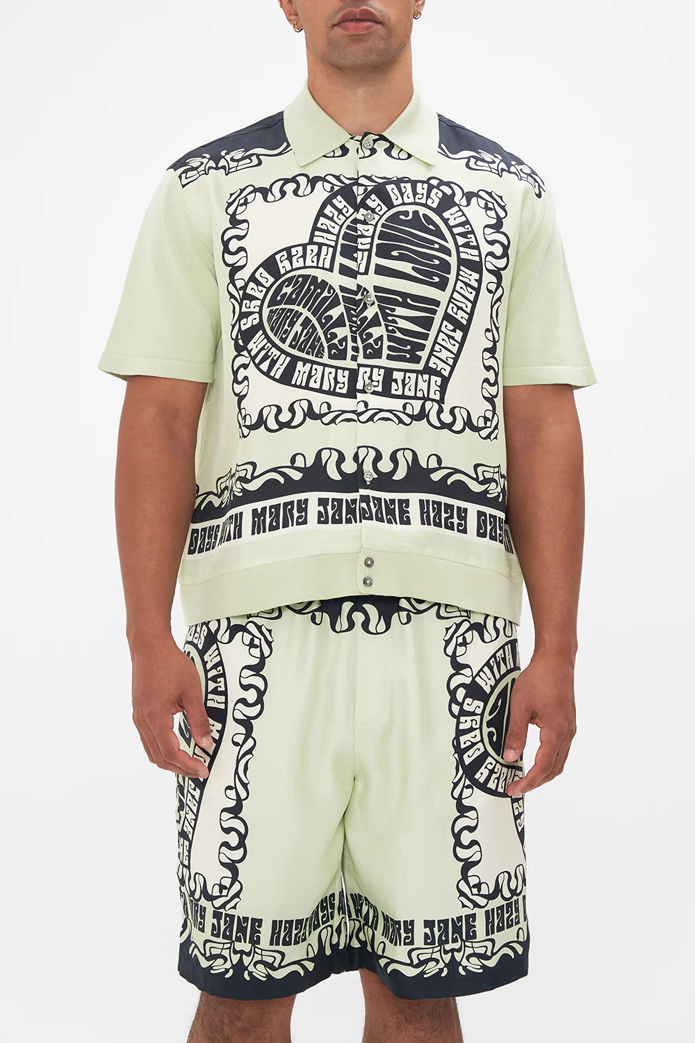 MEN'S KNIT SLEEVE SILK SHIRT DOUBLE DUTCH - Image 5