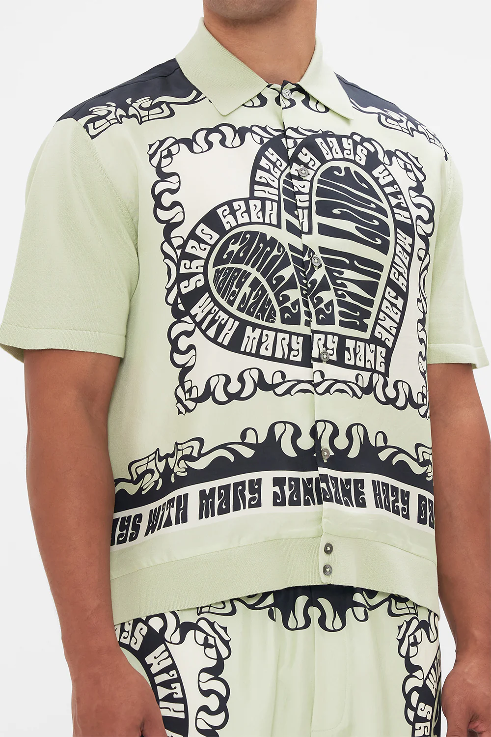 MEN'S KNIT SLEEVE SILK SHIRT DOUBLE DUTCH - Image 6