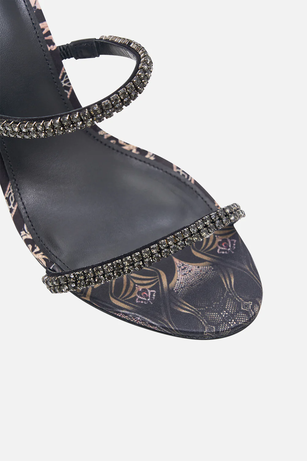 SASKIA CHAIN ANKLET HIGH HEEL SANDAL NOUVEAU NOIR - Image 5