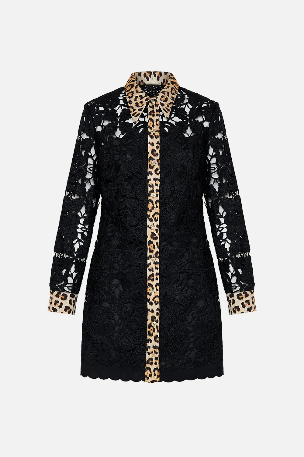 LONG SLEEVE TUNIC DRESS HEART LIKE A WILDFLOWER - Image 3