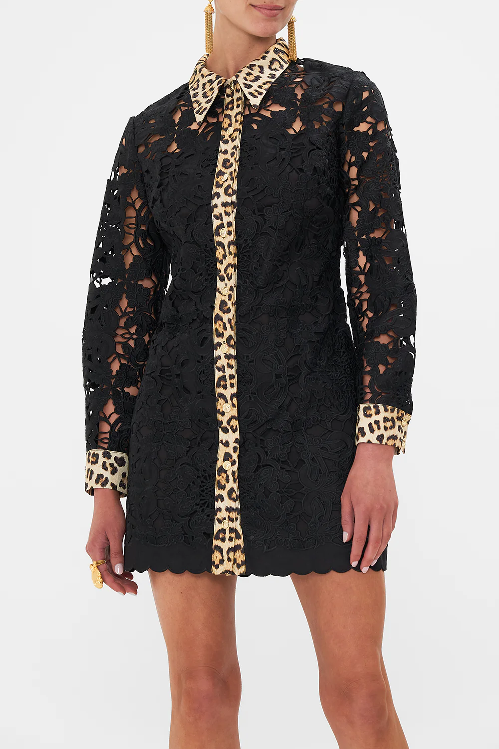 LONG SLEEVE TUNIC DRESS HEART LIKE A WILDFLOWER - Image 5