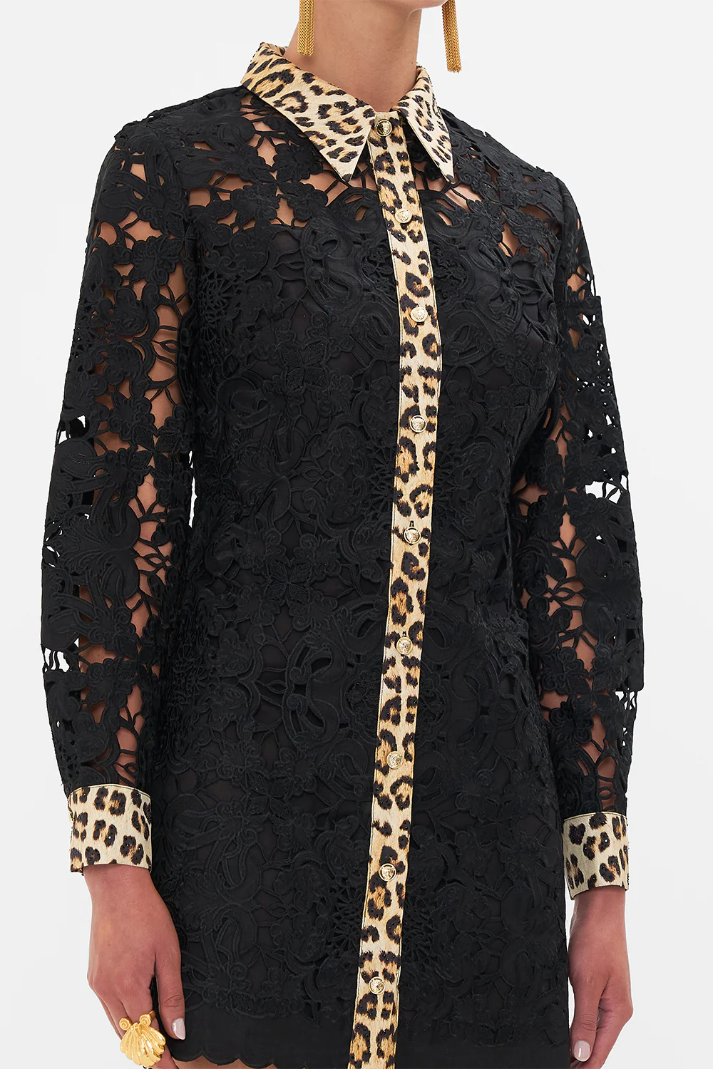 LONG SLEEVE TUNIC DRESS HEART LIKE A WILDFLOWER - Image 6