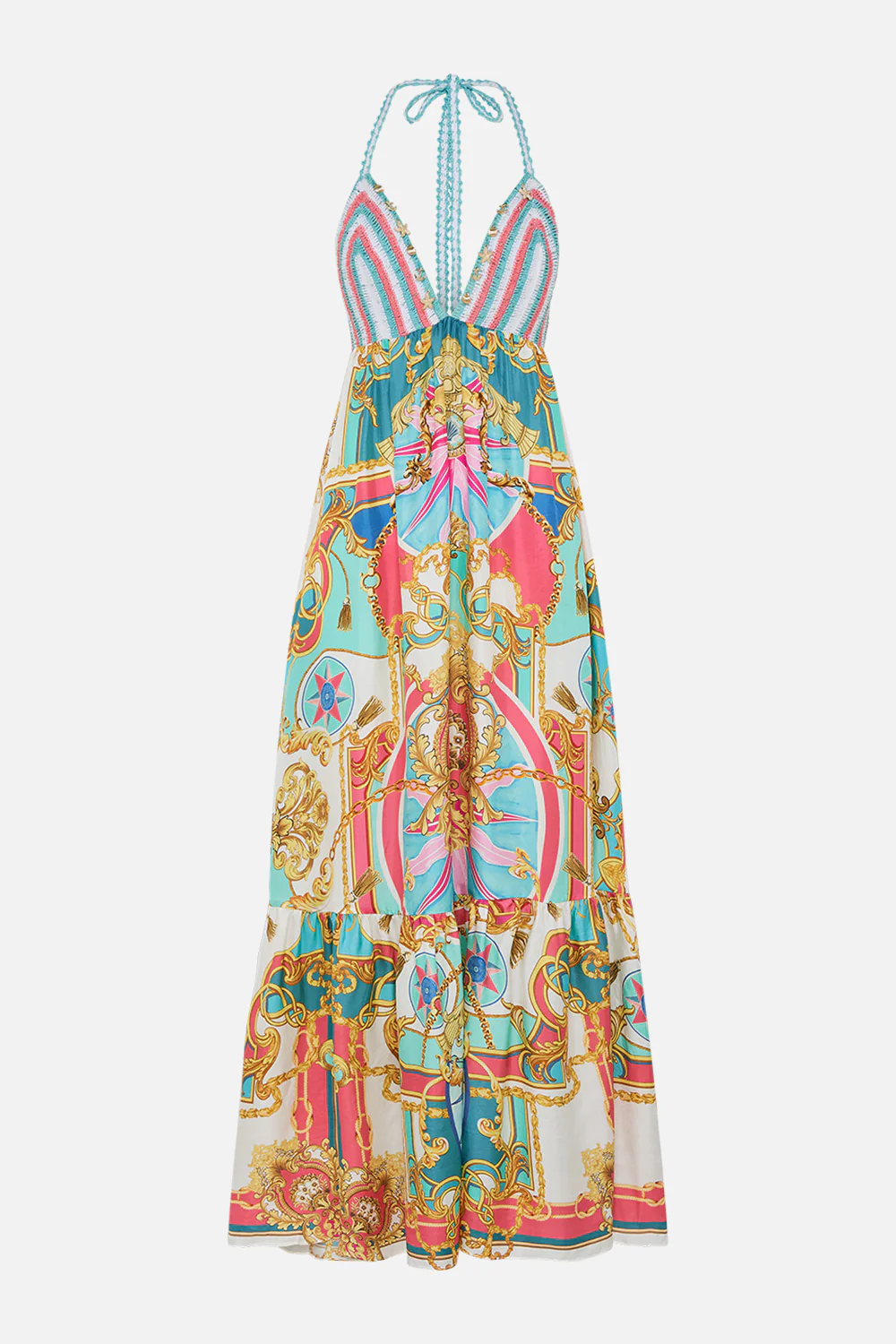 LONG DRESS WITH CROCHET BRA SAIL AWAY WITH ME - Image 3