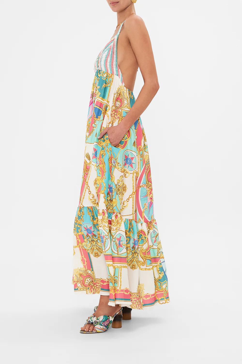 LONG DRESS WITH CROCHET BRA SAIL AWAY WITH ME - Image 4