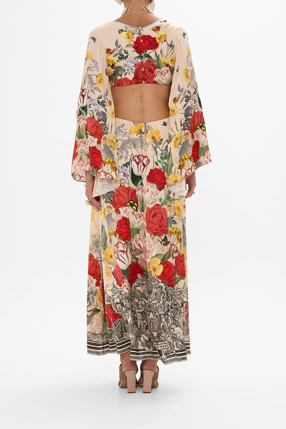 CUT OUT DRESS WITH KNOT FRONT ETCHED INTO ETERNITY - Image 2