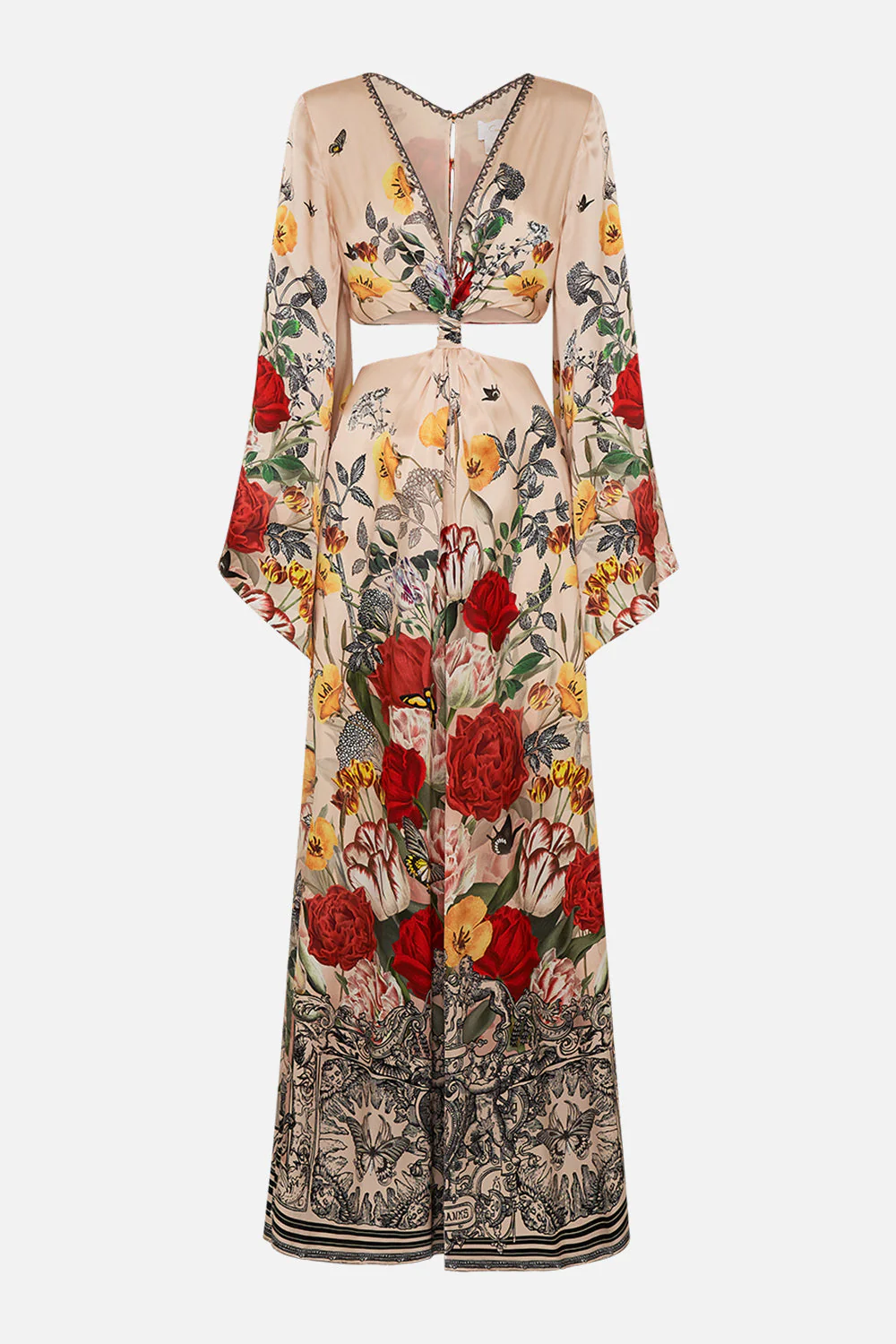 CUT OUT DRESS WITH KNOT FRONT ETCHED INTO ETERNITY - Image 3