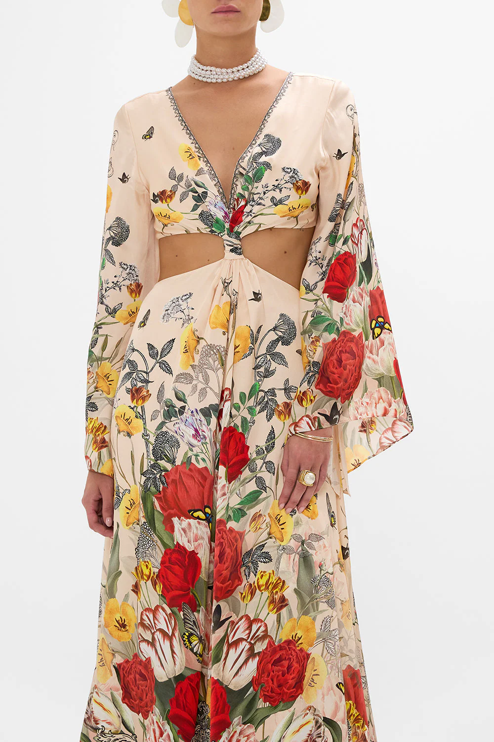CUT OUT DRESS WITH KNOT FRONT ETCHED INTO ETERNITY - Image 5