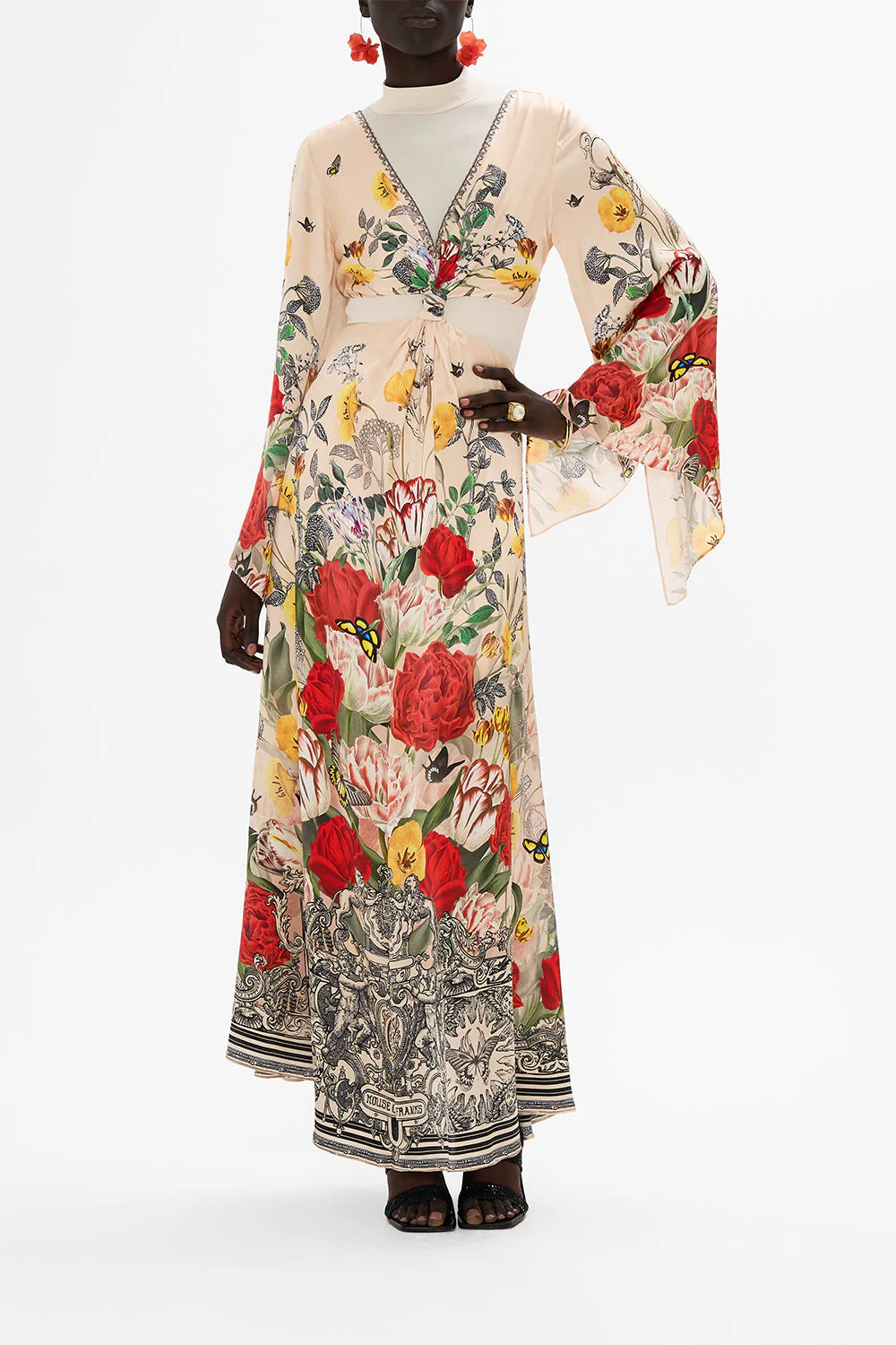 CUT OUT DRESS WITH KNOT FRONT ETCHED INTO ETERNITY - Image 8