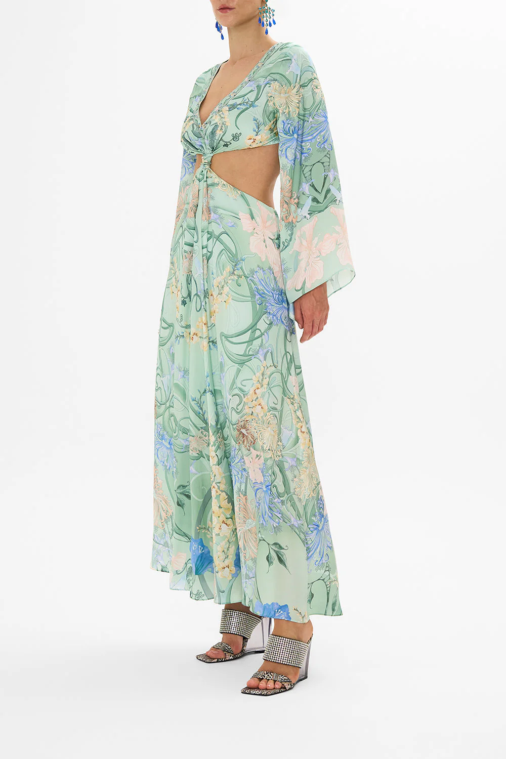 CUT OUT DRESS WITH KNOT FRONT DREAMING IN DUTCH - Image 4
