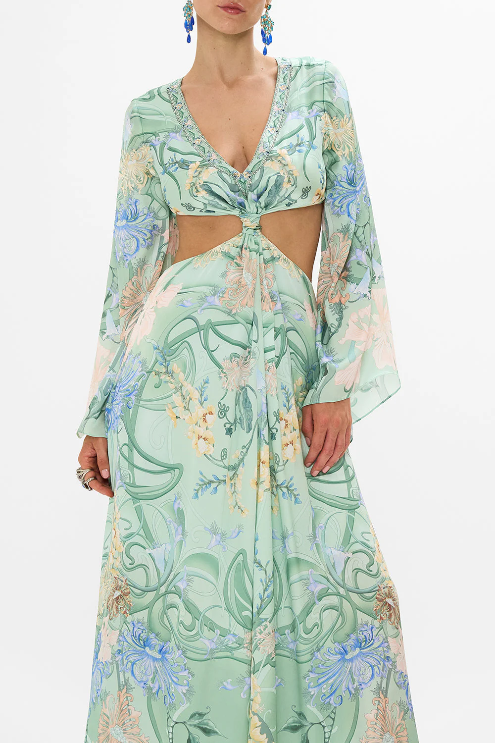 CUT OUT DRESS WITH KNOT FRONT DREAMING IN DUTCH - Image 5