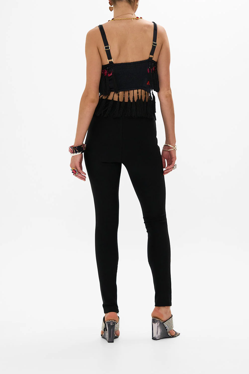 SEAM DETAIL BRALETTE WITH TASSELS ELECTRIC LOVELAND - Image 2