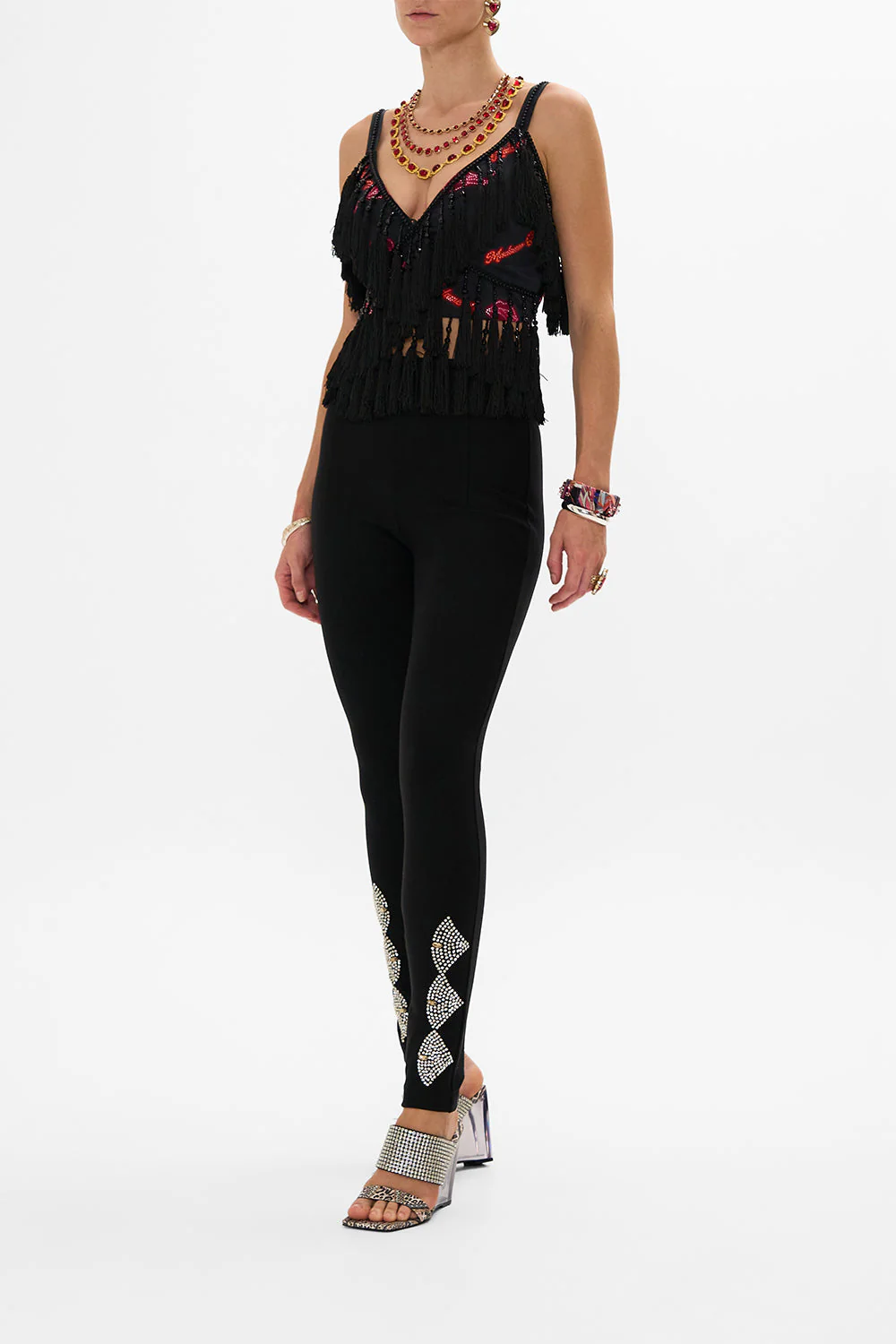 SEAM DETAIL BRALETTE WITH TASSELS ELECTRIC LOVELAND - Image 4