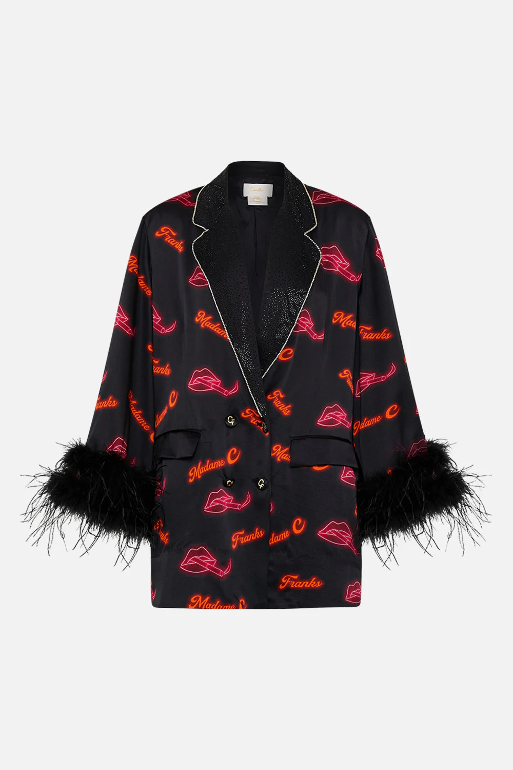 FLARED SLEEVE DOUBLE BREASTED JACKET ELECTRIC LOVELAND - Image 3