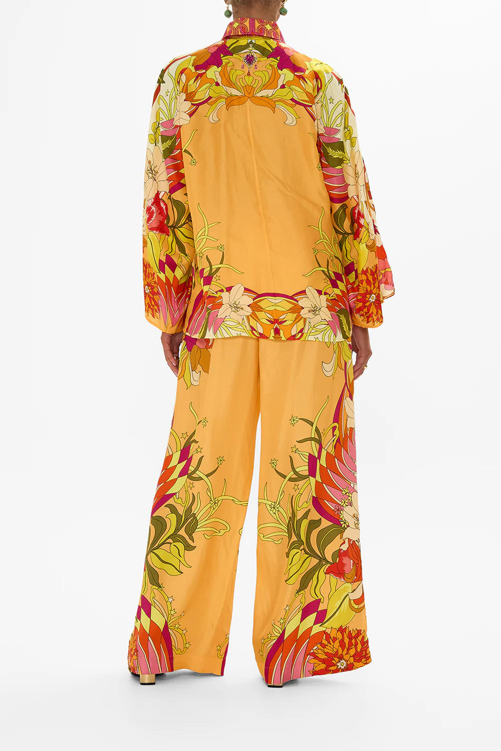 WIDE LEG WAISTED PANT THE FLOWER CHILD SOCIETY - Image 10
