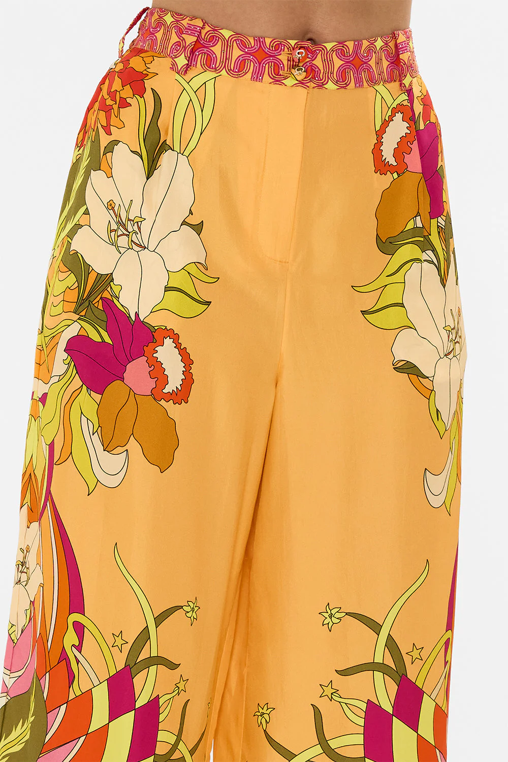 WIDE LEG WAISTED PANT THE FLOWER CHILD SOCIETY - Image 6