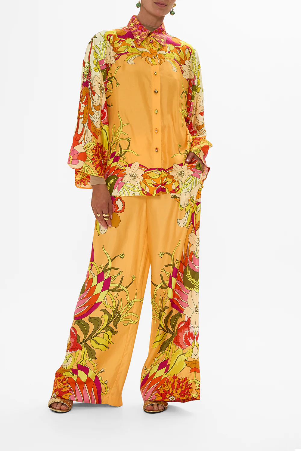 WIDE SLEEVE BLOUSE THE FLOWER CHILD SOCIETY - Image 8