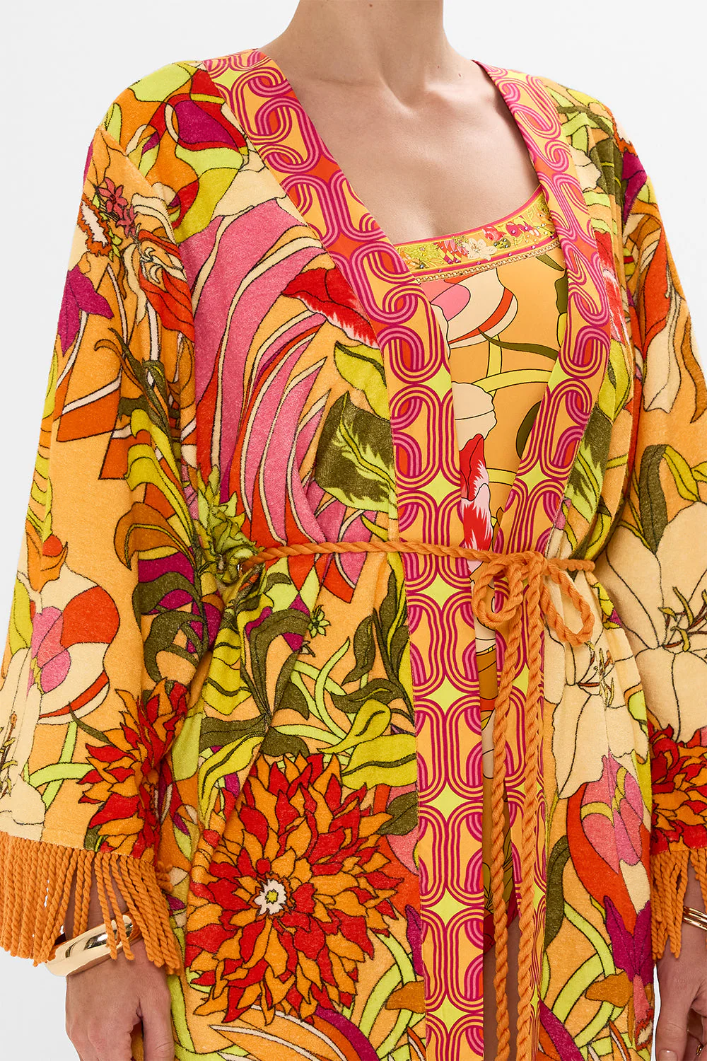 SHORT KIMONO WRAP THE FLOWER CHILD SOCIETY - Image 6
