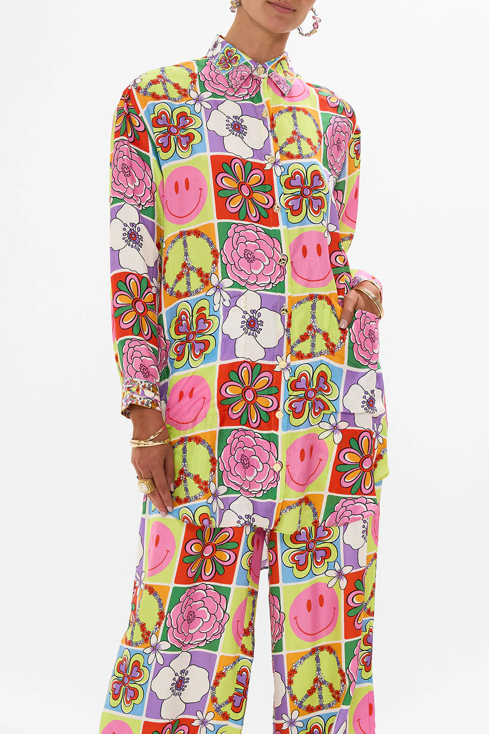 SHIRT TUNIC WITH POCKETS COSMIC PRAIRIE - Image 5