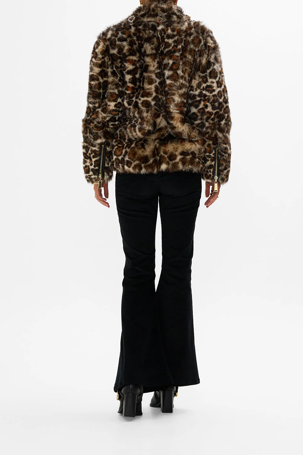 OVERSIZED FUR BIKER JACKET BORN IN BRUGES - Image 2