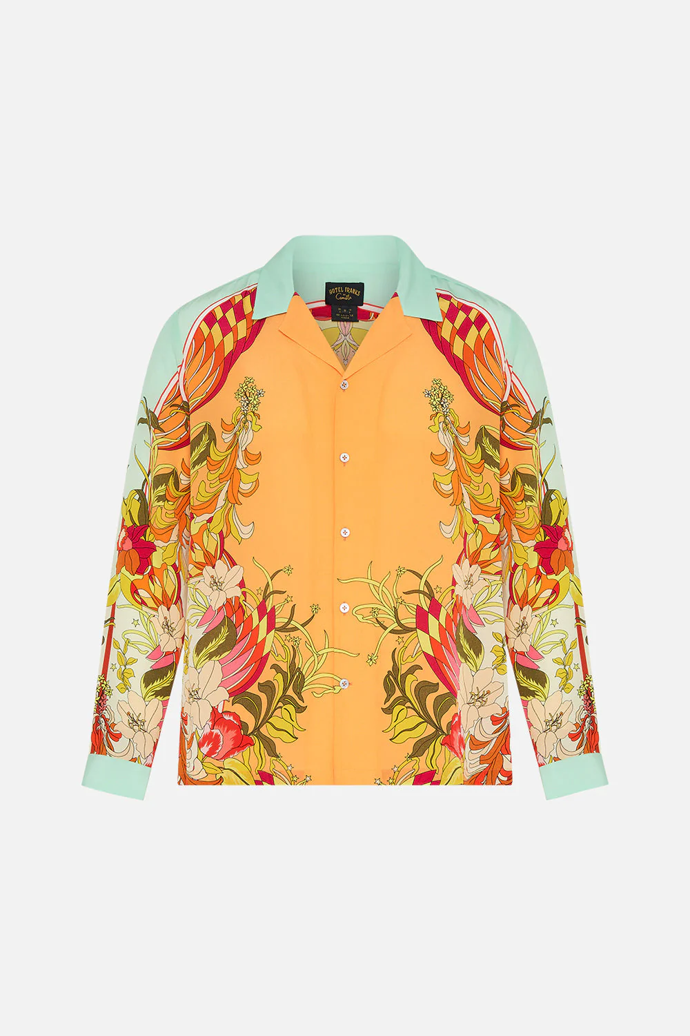LONG SLEEVE CAMP COLLARED SHIRT THE FLOWER CHILD SOCIETY - Image 3