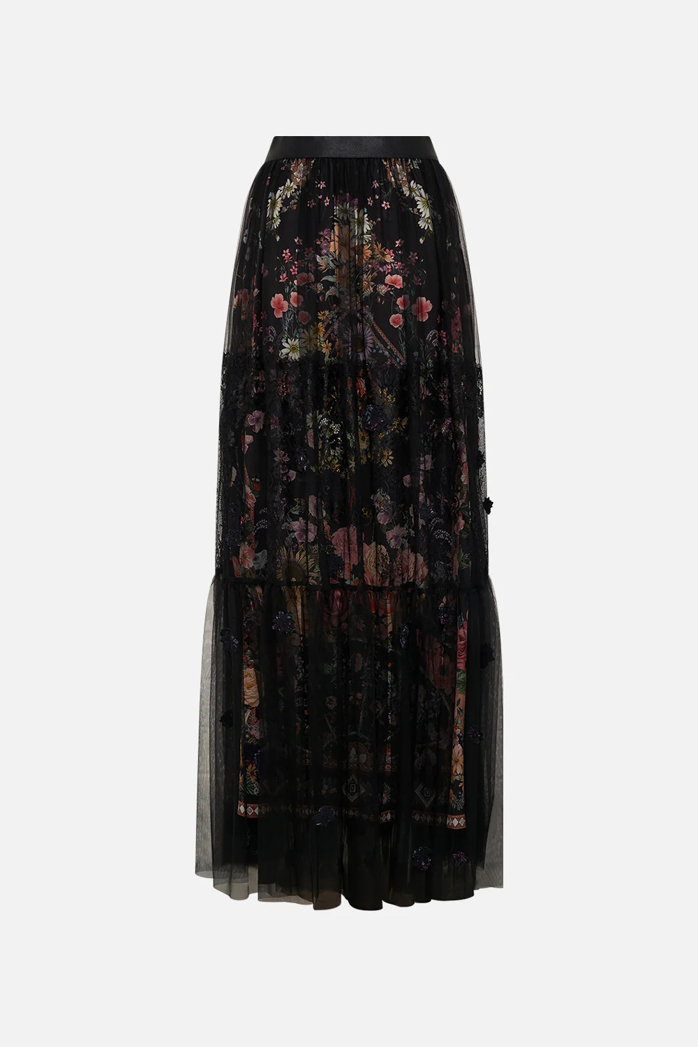 WAISTBAND RUFFLE HEM SKIRT LETTERS FROM A VINEYARD - Image 7